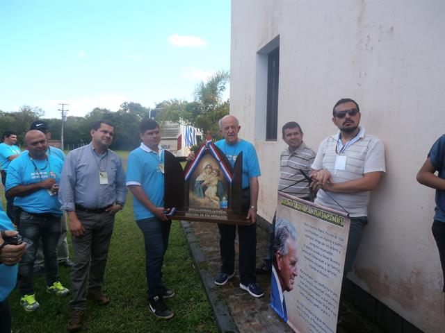 Peregrinos Paraguaios visitam a Casa Museu João Luiz Pozzobon I
